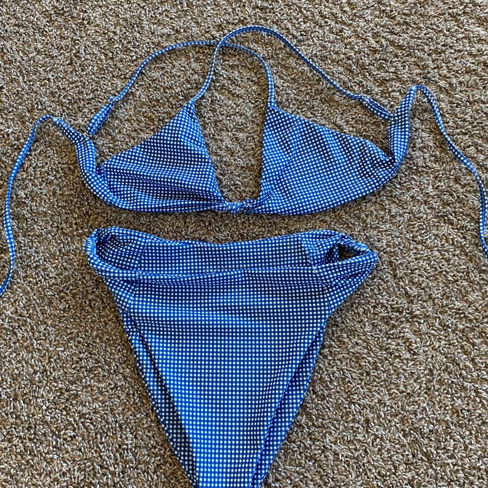 Skatie lido salty blonde collab bikini